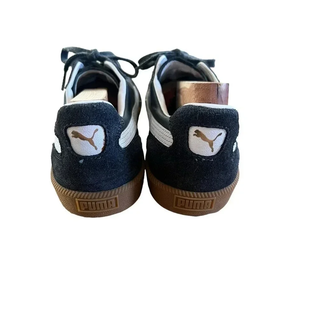 Puma Men's White Black Team Gold Super Liga OG Retro Sneaker Size 10.5